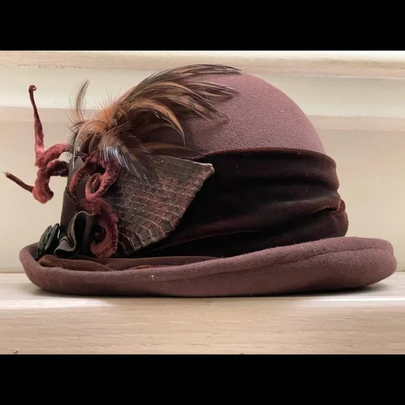 Vintage, Downton Abbey style cloche, handmade by famous Chicago milliner Classic Downton Abbey 20 main image 4